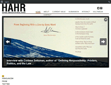 Tablet Screenshot of hahr-online.com